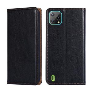 For Blackview A55 Pure Color Magnetic Leather Phone Case(Black) (OEM)