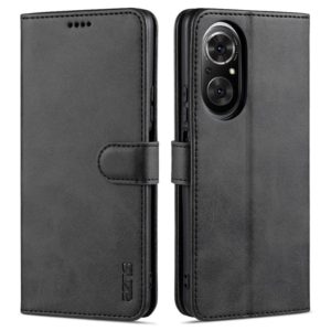 For Honor 50 SE AZNS Skin Feel Calf Texture Horizontal Flip Leather Case with Card Slots & Holder & Wallet(Black) (AZNS) (OEM)