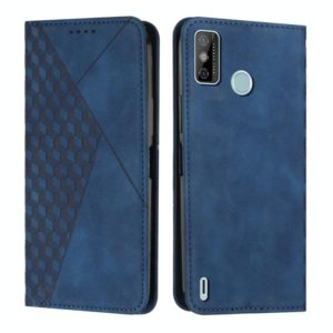 For Tecno Spark Go 2020 & 2021 / 6 Go Diamond Splicing Skin Feel Magnetic Leather Phone Case(Blue) (OEM)