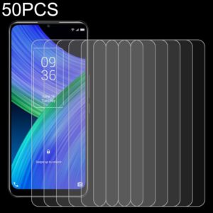 For TCL 20 R 5G / 20Y 50 PCS 0.26mm 9H 2.5D Tempered Glass Film (OEM)