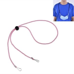 10pcs Mask Anti-lost Adjustable Lanyard and Ear Hook(Pink) (OEM)