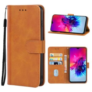 Leather Phone Case For Infinix Smart3 Plus(Brown) (OEM)