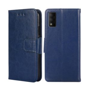 For TCL 30T/T603DL Crystal Texture Leather Phone Case(Royal Blue) (OEM)