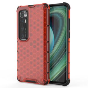 For Xiaomi Mi 10 Ultra Shockproof Honeycomb PC + TPU Protective Case(Red) (OEM)