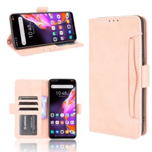 For Infinix Hot 10s/10s NFC/10T Skin Feel Calf Pattern Horizontal Flip Leather Case with Holder & Card Slots & Photo Frame(Pink) (OEM)