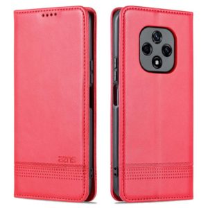 For Huawei nova 9z 5G AZNS Magnetic Calf Texture Leather Phone Case(Red) (AZNS) (OEM)