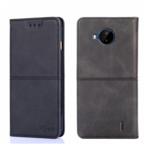 For Nokia C20 Plus Cow Texture Magnetic Horizontal Flip Leather Phone Case(Black) (OEM)