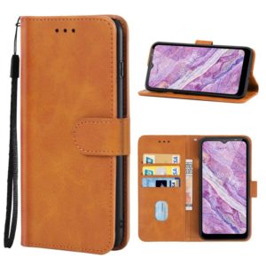 For Nokia C10 Leather Phone Case(Brown) (OEM)