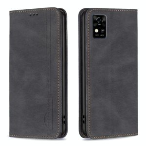 For ZTE Blade A31 Magnetic RFID Blocking Anti-Theft Leather Phone Case(Black) (OEM)