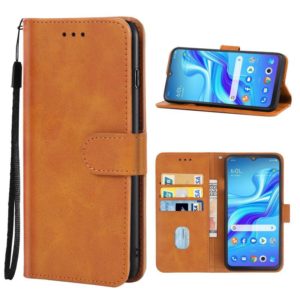 Leather Phone Case For TCL Bremen 5G / 20AX 5G / 20R 5G(Brown) (OEM)