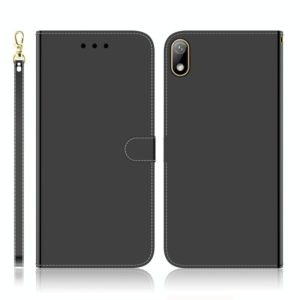 For Huawei Y5 (2019) / Honor 8s Imitated Mirror Surface Horizontal Flip Leather Case with Holder & Card Slots & Wallet & Lanyard(Black) (OEM)