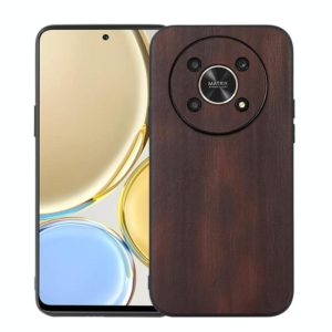 For Honor X30 Yellow Cow Texture PU Phone Case(Coffee) (OEM)