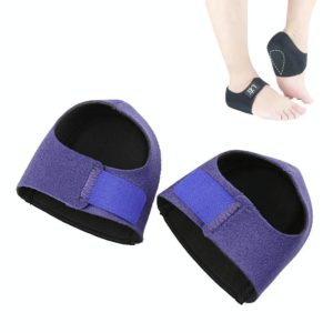 Heel Fatigue Shock Absorption And Warmth Gel Protective Cover, Size:L, Style:without Printing(Blue) (OEM)