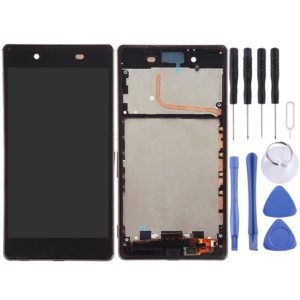 OEM LCD Screen for Sony Xperia Z4 Digitizer Full Assembly with Frame(Black) (OEM)