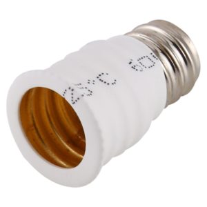 E12 to E14 Light Lamp Bulbs Adapter Converter (White) (OEM)
