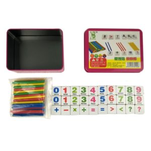 Montessori Early Learning Math Tools Digital Stick Children Kindergarten Teaching Aids(Magnetic Stickers) (OEM)