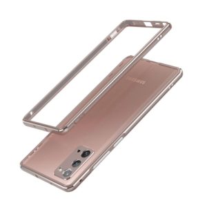 For Samsung Galaxy Note20 Ultra Aluminum Alloy Shockproof Protective Bumper Frame(Gold) (OEM)