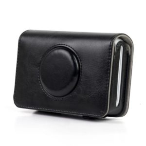 Solid Color PU Leather Case for Polaroid Snap Touch Camera (Black) (OEM)