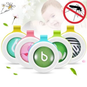 5 PCS Anti-mosquito Buckle Button Plant Essential Oil Inner Core Bugs Away, Random Color Delivery (OEM)