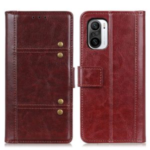 For Motorola Edge S 5G Peas Crazy Horse Texture Horizontal Flip Leather Case with Holder & Card Slots & Wallet(Brown) (OEM)