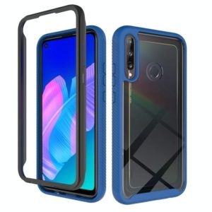 For Huawei Y7p Starry Sky Solid Color Series Shockproof PC + TPU Protective Case(Navy Blue) (OEM)