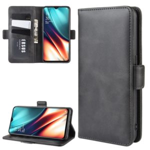 For OPPO K5 / Realme XT/ Realme X2 Dual-side Magnetic Buckle Horizontal Flip Leather Case with Holder & Card Slots & Wallet & Photo Frame(Black) (OEM)