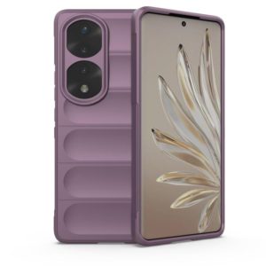 For Honor 70 Pro 5G Magic Shield TPU + Flannel Phone Case(Purple) (OEM)