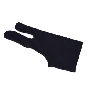 2 Finger Anti-fouling Drawing Glove for Graphics Drawing Tablet, Both for Right and Left Hand(For women) (OEM)
