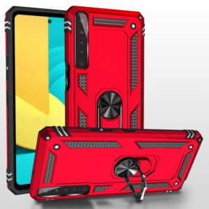 For LG Stylo 7 4G Shockproof TPU + PC Protective Case with 360 Degree Rotating Holder(Red) (OEM)