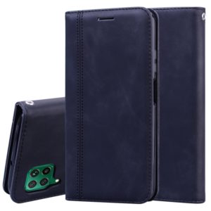 For Huawei P40 Lite Frosted Business Magnetic Horizontal Flip PU Leather Case with Holder & Card Slot & Lanyard(Black) (OEM)