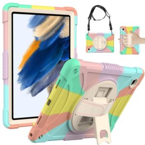 For Samsung Galaxy Tab A8 10.5 2021 Rotary Grab Silicone + PC Tablet Case(Colorful) (OEM)