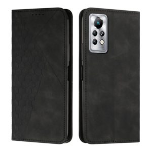 For Infinix Note 11 Pro / 11S Diamond Splicing Skin Feel Magnetic Leather Phone Case(Black) (OEM)