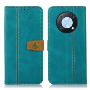For Huawei Nova Y90/Enjoy 50 Pro Stitching Thread Calf Texture Leather Phone Case(Green) (OEM)