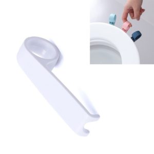 10 PCS Creative Anti-dirty Ring Toilet Lid Lift Toilet Accessories(White) (OEM)