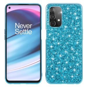 For OnePlus Nord N200 5G Glitter Powder Shockproof TPU Protective Case(Blue) (OEM)