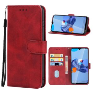Leather Phone Case For OUKITEL C19(Red) (OEM)