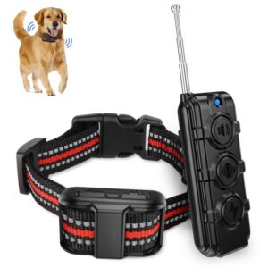 Electronic Dog Trainer Rechargeable Pet Remote Control Bark Stopper, Specification: 1 Drag 1 Red (OEM)