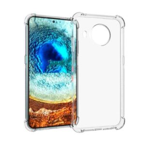 For Nokia X10 Shockproof Non-slip Thickening TPU Phone Case(Transparent) (OEM)