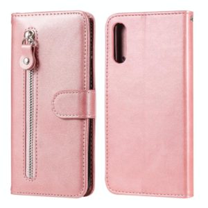 For Sony Xperia L4 Fashion Calf Texture Zipper Horizontal Flip Leather Case with Holder & Card Slots & Wallet Function(Rose Gold) (OEM)