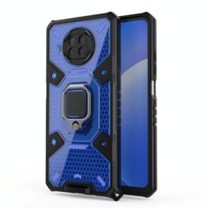 For Xiaomi Mi 10T Lite 5G Space PC+TPU Ring Holder Protective Case(Blue) (OEM)