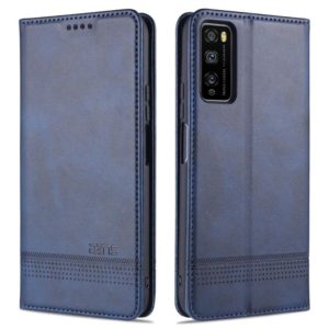 For Huawei Enjoy 20 Pro / Enjoy Z 5G AZNS Magnetic Calf Texture Horizontal Flip Leather Case with Card Slots & Holder & Wallet(Dark Blue) (AZNS) (OEM)
