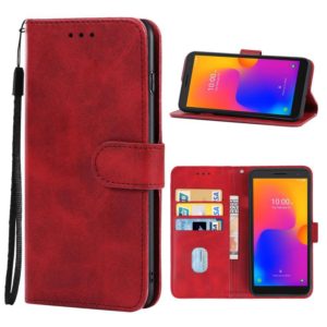 For Alcatel 1B 2022 Leather Phone Case(Red) (OEM)