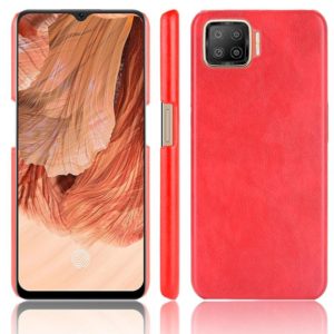 For OPPO F17 / A73 2020 Shockproof Litchi Texture PC + PU Case(Red) (OEM)