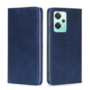 For OnePlus Nord CE 2 Lite 5G Cow Texture Magnetic Horizontal Flip Leather Phone Case(Blue) (OEM)