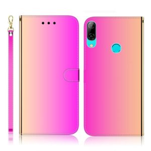 For Huawei P Smart (2019) Imitated Mirror Surface Horizontal Flip Leather Case with Holder & Card Slots & Wallet & Lanyard(Gradient Color) (OEM)
