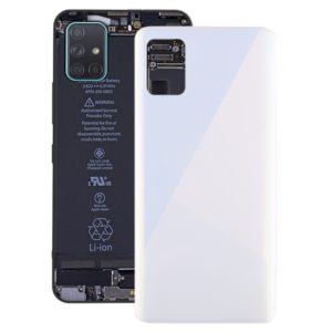 For Galaxy A51 Original Battery Back Cover (White) (OEM)