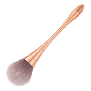Single Small Waist Makeup Brush Nail Powder Dust Blush Loose Powder Brush, Specification: Golden Rod Brown Hair (OEM)