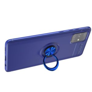 For Galaxy A71 5G Lenuo Shockproof TPU Protective Case with Invisible Holder(Blue) (lenuo) (OEM)