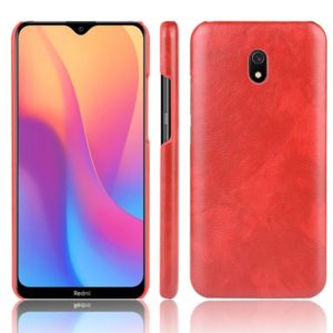 For Xiaomi Redmi 8A Shockproof Litchi Texture PC + PU Case(Red) (OEM)