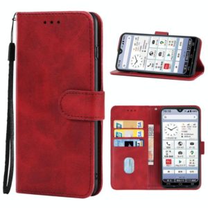 Leather Phone Case For Kyocera KY-51B(Red) (OEM)